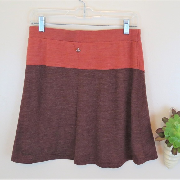Prana Rust Livia A-Line Mini Skirt XS - Picture 3 of 4